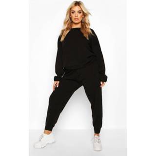 👉 Knitted sweater & Jogger Set, Black