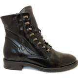 👉 Veterboots zwart damesschoenen vrouwen Mjus