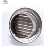 Grille steel Stainless Ventilation Exhaust Wall Ceiling Air Vent Ducting Cover Outlet Heating Cooling Waterproof Cap