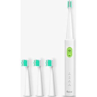 👉 Elektrische tandenborstel zwart Borui BR-Z1 USB Draadloze Ultrasone Mondhygiëne Oplaadbare Sonic Automatische Met 4 Vervanging Opzetborstels - 8720072160717