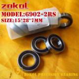 ZOKOL 6902 RS bearing 6902 2RS ZZ Z1 6902ZZ 6902zz Deep Groove ball bearing 15*28*7mm