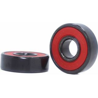 👉 Bearing rood 16Pcs ABEC9 608 2RS Inline Roller Skate Wheel RS Anti Rust Skateboard Ball Bearings 608RS Red Sealed 8x22x7 mm Shaft