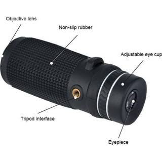 👉 Mobiele telefoon groene Monoculaire 40x60 voor Optische lenzen Film Telescoop Outdoor Jacht Kijken Vogel Spotting Scope 8720049134871