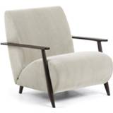 👉 Fauteuil beige Kave Home 'Meghan' Rib, kleur 8433840565590