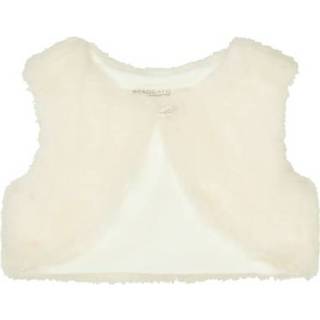 STACCATO Girls pluche vest uit white