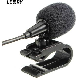Externe microfoon LEORY Auto Professionele Mic 3.5mm Jack Stereo Mini Bedrade Voor Dvd-speler Gps-navigatie 8720047875356
