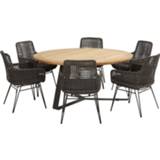 👉 Tuinset aluminium active Opera Basso dining 160xH75 cm 7-delig 4 Seasons Outdoor
