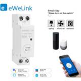 👉 Afstandsbediening EWelink 1P WiFi remote control circuit breakerSmart din rail switch compatiable with amazon Alexa and google home for Smart