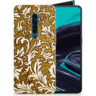 👉 Siliconen hoesje goud OPPO Reno 2 Barok 8720091049826