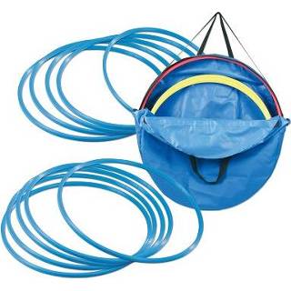 👉 Opbergtas blauw Set gymnastiekhoepels ø 50 cm plus opbergtas,