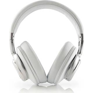 👉 Bluetooth hoofdtelefoon wit Nedis hoge kwaliteit stereo over-ear met microfoon en Active Noise Cancelling / 5412810266678