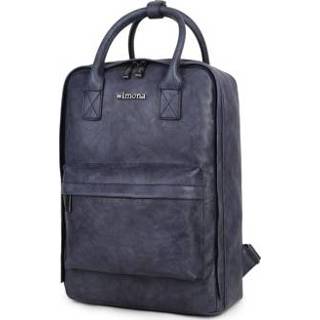 👉 Rugzak blauw PU Donker trendy backpack AMALIA 8717524859794