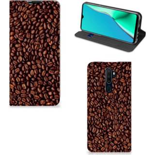 👉 Koffieboon OPPO A5 (2020) | A9 Flip Style Cover Koffiebonen 8720091282384