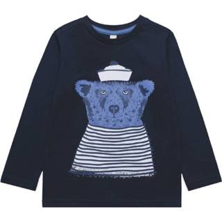 👉 Esprit  Overhemd met lange mouw beer marine - Blauw - Gr.Pasgeborene (0 - 6 jaar) - Jongen