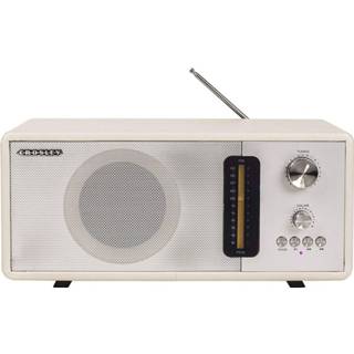 👉 Draagbare radio wit Crosley CR3037A-WS Harmony Moderne Bluetooth FM Tafeltop - White Sand 710244232524