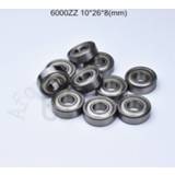 6000ZZ 10*26*8(mm) 1Piece bearing ABEC-5 6000 6000z 6000ZZ chrome steel deep groove bearing