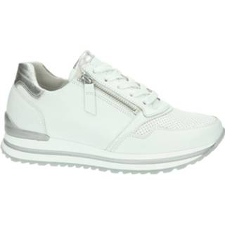 👉 Lage sneakers wit leer vrouwen Gabor 8719796812620 871979681268