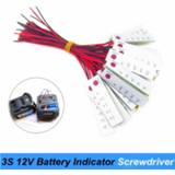 Schroevendraaier 2S 3S 4S 5S 6S 8.4V 12.6V 16.8V 21V 24V 12V Lithium Battery Capacity Indicator for Screwdriver Tester Display