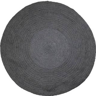 👉 Jute vloerkleed zwart active (Ø 120 cm) 8716522066036