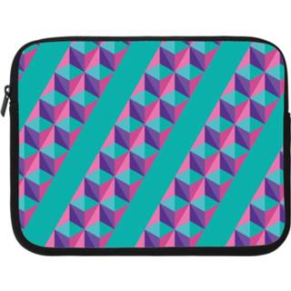 👉 Shirt turkoois multi-color steekhoesje Turquoise Isometric Tablet Sleeve Huawei MediaPad M6 8.4 8720007702548