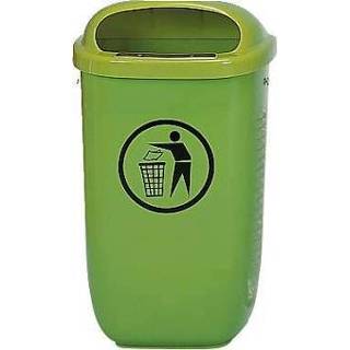 👉 Afvalbak groen volgens DIN, Groen, Standaard