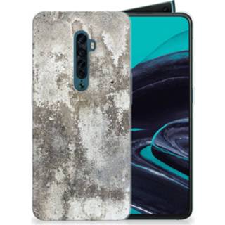 👉 Siliconen hoesje OPPO Reno 2 TPU Beton Print 8720091491458