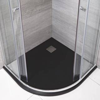 👉 Douchebak Kwadrant Grafiet Steeneffect 90 x 90cm|Rockwell