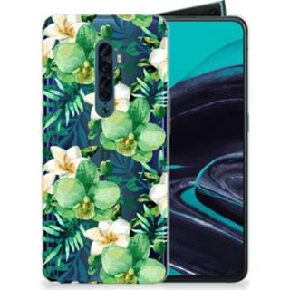 👉 Orchidee groen OPPO Reno 2 TPU Case 8720091550155