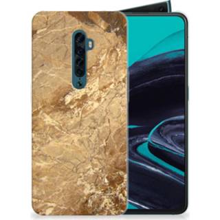 👉 Siliconen hoesje marmer OPPO Reno 2 TPU Creme 8720091619265