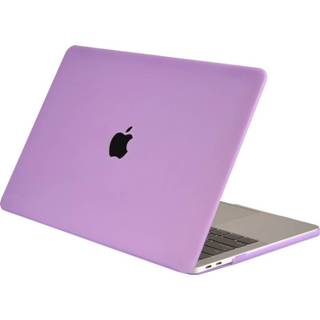 👉 Coverhoes paars mat kunststof hardcase hoes Lunso - cover MacBook Air 13 inch (2018-2019) 9145425550523