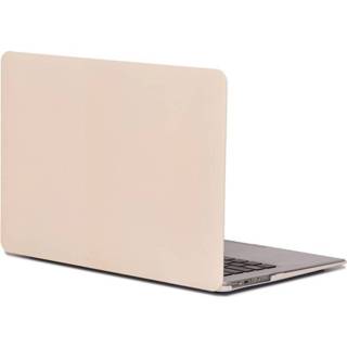 👉 Coverhoes beige candy kunststof hardcase hoes wit Lunso - cover MacBook Pro 15 inch (2016-2019) 9145425550585 634154562741