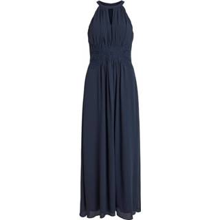👉 Maxi dres vrouwen blauw Vimilina Halterneck Dresses