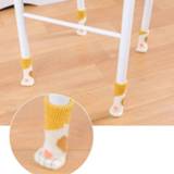 4pcs/lot Non slip Cute Paw Cotton Chair Leg Caps for Feet Pads Furniture Table Covers Wood Floor Protectors