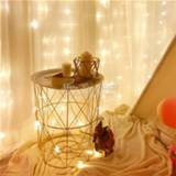 👉 Sofa Hot Nordic Golden Iron Metal Coffee Table Side Dirty Storage Basket Fruit Snack Service Plate Tray Bed Living Room