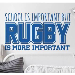 👉 Muursticker school vs Rugby