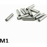 👉 Bearing steel 100pcs 1mm Cylindrical Pin Locating Needle roller Thimble Length 3 4 5 6 8 10 12 18 20