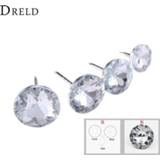 👉 DRELD 10Pcs Diamond Crystal Upholstery Nails Buttons Tacks Studs Pins 14/16/18/22mm Sofa Wall Decoration Furniture Accessory