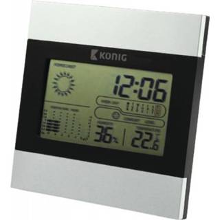 Knig LCD weerstation KN-WS102N Weerstation Knig KN-WS102N LCD 5412810216482