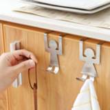 Handtas 2Pcs Bathroom Kitchen Hooks for Hanging Adhesive Stick On Wall Door Clothes Towel Handbag Holder Hanger #F