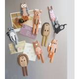 👉 Hanger Cute Animals Magnetic Hooks Removable Decorative Fridge Sticker Refrigerator Message Magnet Coat Key Holder Storage Hook