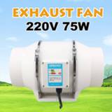 👉 Blower 220V 6 Inch Low Noise Inline Duct Hydroponic Air Fan Exhaust for Home Bathroom Ventilation Vent and Grow Room Hot