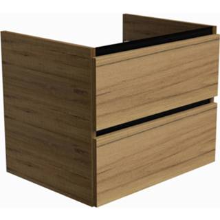 👉 Wastafelonderkast zwart active Ben Limara 2 laden, 60x44,5x50 cm, Sherwood mat