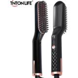 👉 Straightener 3 in1 Beard Multifunctional Hair Styling Tool Brush Electric Curls Comb