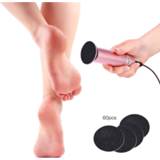 👉 Make-up remover Electric Callus Pedicure Shaver Dead Hard Cracked Skin Removal Foot Sander Heel Smoother + 60pcs Sanding paper 35