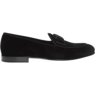 👉 Loafers male zwart with a bow