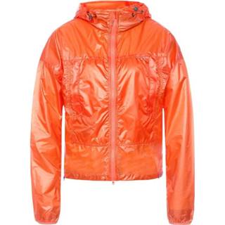 👉 M vrouwen oranje 'Sandpoint' hooded rain jacket