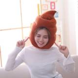 👉 Beanie Cute Poop Salt Fish Shape Soft Warm Earflap Hat Cap Party Photo Props