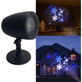 Projector 4W New Year LED Snowflake Lights Stage Effect Lighting Garden Landscape Spotlights Outdoor Christmas Decorative Lamp