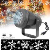 👉 Projector wit LED snowflake light white snowstorm Christmas atmosphere holiday family party special lamp