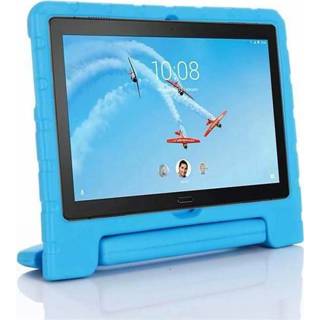 👉 Handvat blauw active Lenovo Tab M10 hoes - Schokbestendige case met Licht 8719793070443